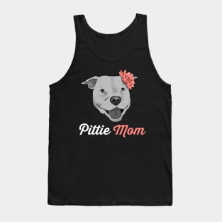 Pittie Mom T-Shirt, Pit Bull Mom Shirt, Pitbull Mama Tee, Dog Mom T-Shirt, Pitbull Lover Shirt, Cute Pitbull Shirt, Pittie Girl Shirt Tank Top